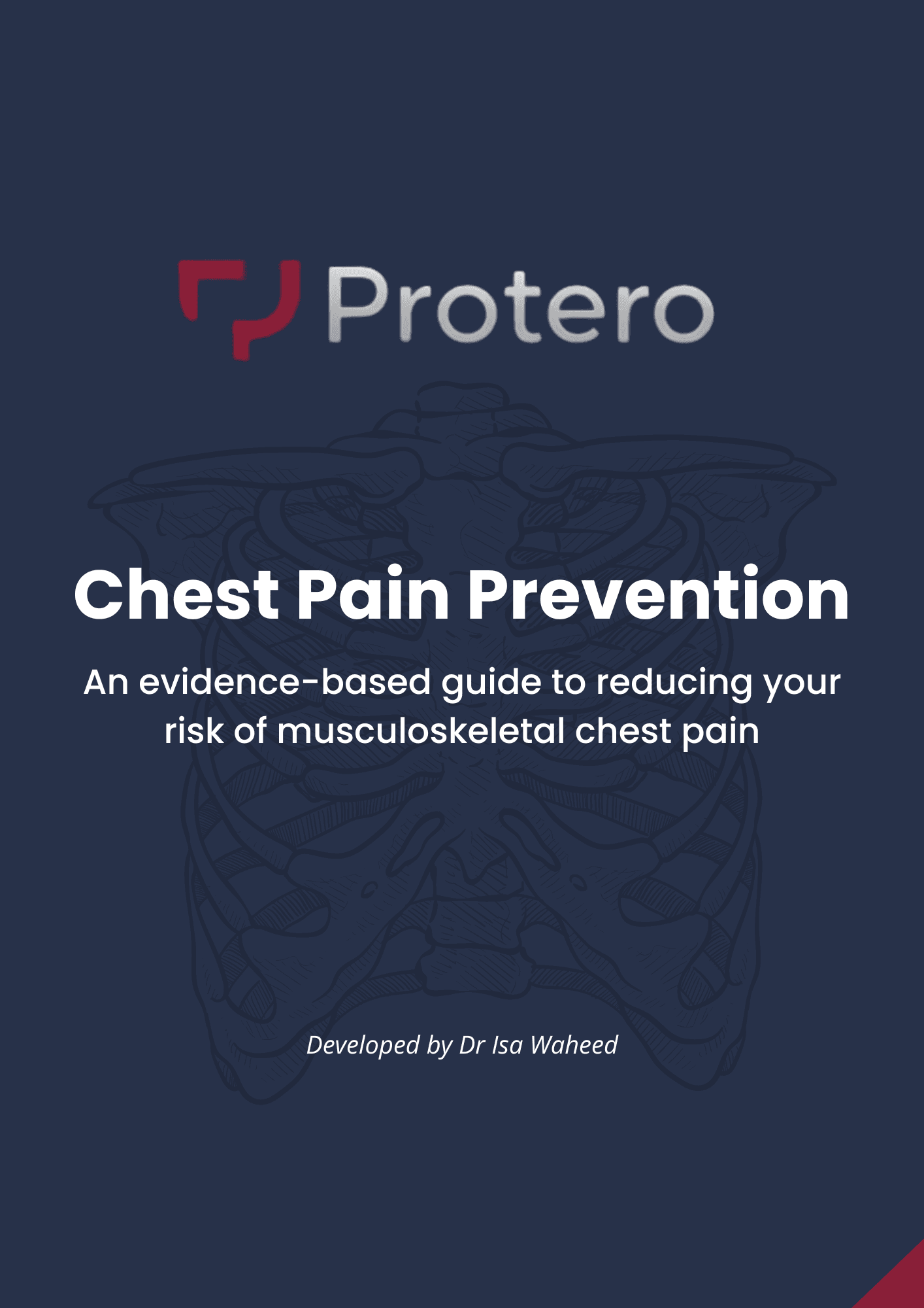 Protero Chest Pain Prevention guide cover