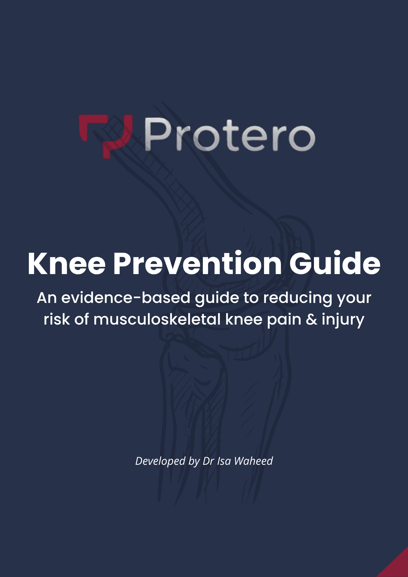 Protero Knee Prevention guide cover
